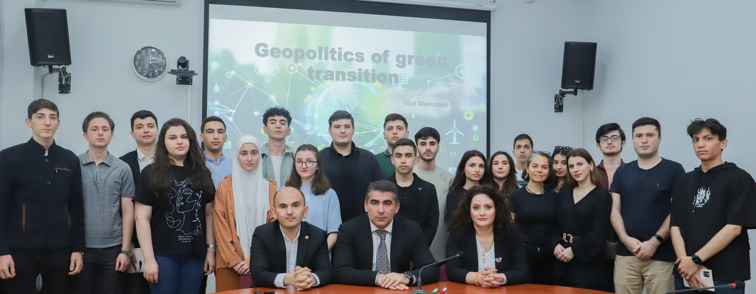 Advisor to the Minister of Science and Education of the Republic of Azerbaijan Nijat Mammadli at Khazar University